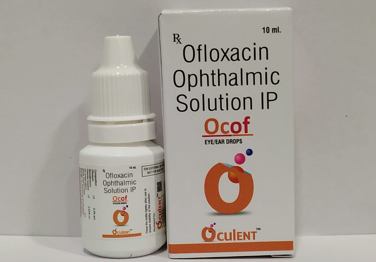 Ocof | Ofloxacin 0.3% + Benzalkonium Chloride Solution 0.02%
